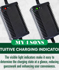 Automatic Battery Charger For White Tank M4 Backpack Sprayer with intuitive charging indicators
