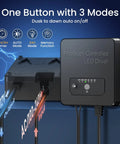 Photocell-controlled LED driver with one-button 3 modes, part of Six Pack Low Voltage Landscape Lighting Kit With 12W Well Lights