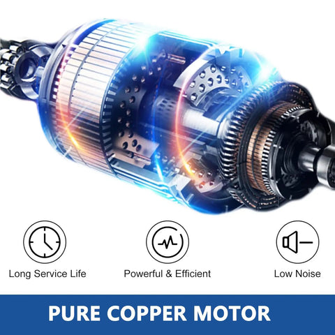 Close-up of 900W pure copper motor for Top Tier 5/8 Electric Rebar Bender, showcasing efficiency and durability.
