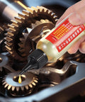 Applying Door Hinge Lubricant Penetrating Oil For No More Squeaks And Rust Prevention, Multi Purpose Lubricant on gears