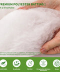 Kick Your Couch Back To Life With Premium Half Inch Thick Polyester Batting, soft breathable cushion material in hand.