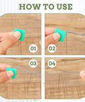 How to use 10 Pack Automatic Needle Threaders For Sewing Machines Self Threading Tool For Embroidery Floss and Hand Sewing