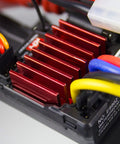 Close-up of the ESC unit in the One Tenth Scale Rock Crawler 4WD Off Road Remote Control Truck With Powerful 550 Brushed Motor