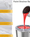 10 Pack 5 Gallon Paint Strainer Bags With Elastic Drawstring Fine Mesh Filters For Paint Buckets And More Reusable Nylon Filter Bags