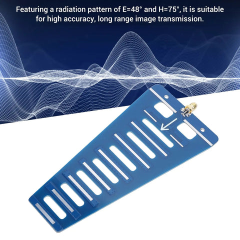 High Gain 2.4G Directional WiFi Antenna 13dBi Narrow Beam PCB with radiation pattern for drone control