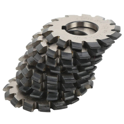 Premium R8 Taper Milling Cutter Set Features Eight Heavy Duty High Speed Steel Gear Cutters Engineered For Precise Machining Tasks With A Universal 14.5 Degree Pressure Angle And Rock Solid Construction For Top Notch Performance In Any Workshop