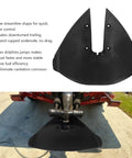 Boat Hydrofoil Stabilizer For 15-300 HP Outboard Engines - Game-Changing Fin Stabilizer in ABS construction on boat setup
