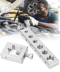 Pro Grade Safety Wire Drill Set With Carbon Steel Jig And Fixture For Diagonal Hole Drilling Through Bolt And Nut Heads