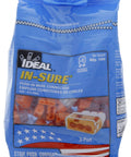Ideal IN-SURE 3-Port push-in wire connector, color-coded, 100-pack, front view.