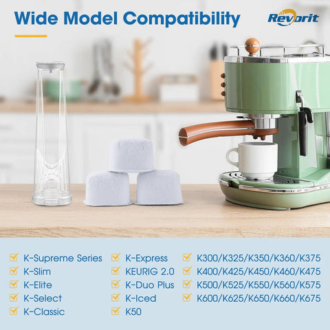 All In One Filter Replacement Starter Kit For 2.0 Brew Systems With Side Reservoir Holder And 12 Replacement Water Filters