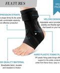 Ankle Support Brace For Sprains And Recovery For Men And Women Breathable Neoprene Ankle Wrap With Compression Straps XL Size