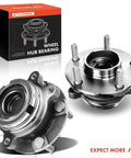 Beefy Front Wheel Bearing And Hub Assembly Set For Nissan Altima 2007 2008 2009 2010 2011 2012 With 2.5L Engine And 29 Splines 5 Lug Direct Fit Replacement