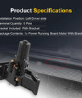 Power Running Board Motor Left Driver Side Replacement For Ford F150 2007 2014 3.5L To 6.2L V8 Models With Front Left Motor And Mounting Bracket for 5-pin install