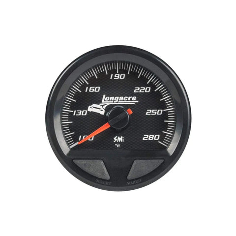 Tough As Nails Waterproof Oil And Water Temperature Gauge With Glowing Led Digits And Sick Color Shifting Heat Alerts For Customs Or Drift Rigs Quick Installation