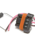 Garage Ready Universal Fit CS 130D Style Internal Fan GM Alternator Pigtail Kit Loaded With 85 Ohm Five Watt Resistor close-up view