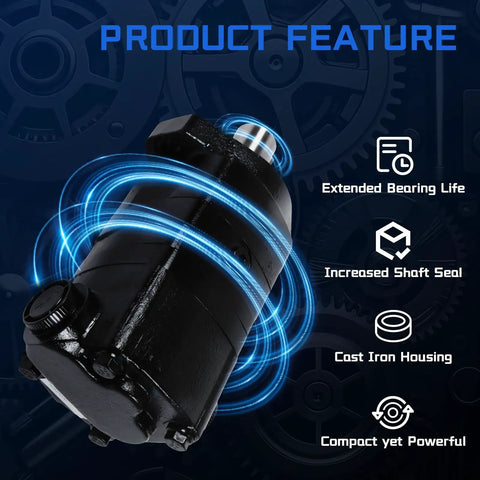 Drop-In Hydraulic Motor Replacement For Eaton Char-Lynn 2000 Series Gerotor with features highlighted