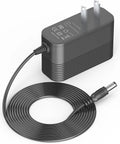 Universal 36 Volt Replacement Power Adapter For Cordless Stick Vacuum Battery with long black cord, wall plug design for charging.