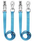 Heavy Duty Nylon Horse Cross Ties With Panic Snap And Bull Snap Built Tough Adjustable 45.2 To 78.7 Inches Durable Trailer Tie