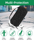 Heavy Duty Hard Shell Case Built Tough For TS004 And TS004 Pro Thermal Imager showcasing water-resistant features on a cracked surface.