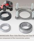 Beefed Up Rear Axle Bearing And Seal Kit For Jeep Wrangler JK JKU 2007 To 2017 Fits 68008523AA 68003270AA 83503077 68499023AA