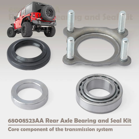 Beefed Up Rear Axle Bearing And Seal Kit For Jeep Wrangler JK JKU 2007 To 2017 Fits 68008523AA 68003270AA 83503077 68499023AA