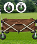 Heavy Duty Casters Set Of 4 10 Inch Pneumatic Rubber Wheels With 2 Swivel And 2 Rigid Brakes 661 Lbs Capacity for utility cart on grass.
