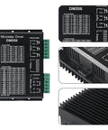 Four Pack CNC Digital Stepper Driver DM556 Controller for NEMA 23 24 34 Motors, 20 to 50 V DC, product details and ports