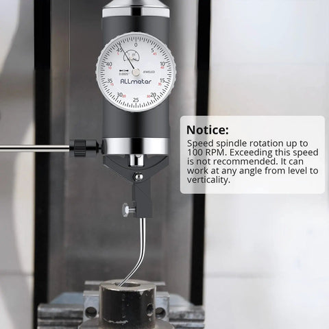 Coaxial Centering Dial Test Indicator Pro Grade For Milling And Boring Machines 0-0.15 In Range With 0.0005 In Resolution