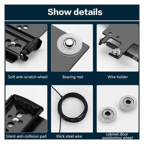 Built Tough Stainless Steel Door Hinges Featuring Dual Ball Bearings For Rock Solid Stability And Silky Smooth Closing Flawlessly Fit For Bedroom Wardrobes Kitchen Cabinets And Deck Doors, showcasing detailed components.