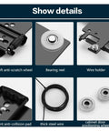 Tough As Nails Stainless Steel Self Closing Reversible Door Hinge For Wardrobes And Pocket Doors With Slick Sliding Bearings And No Hassle Heavy Duty Hardware Build parts including soft anti-scratch wheel and bearing reel.
