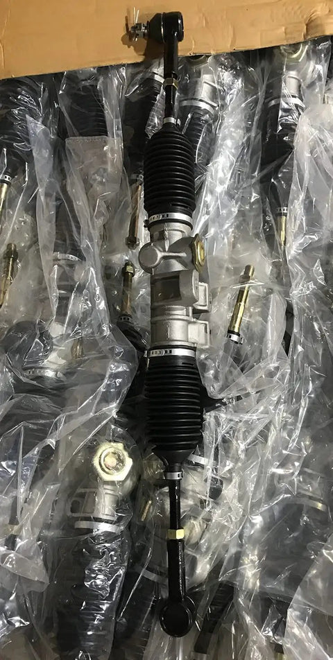 RXV Golf Cart Steering Gear Box Assembly For 2008 And Up Gas And Electric Models With Two Tie Rod Ends Replaces OEM 601500 618329