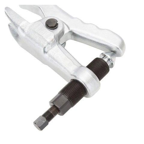 Close-up of metal clamp from Hydraulic Ball Joint Separator Kit With 8 Ton Capacity No More Pickle Forks Needed Safe And Powerful Joint Splitter.