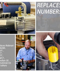 PR-77 vacuum pump coupler sleeve; yellow plastic insert shown; compatible with PR-6 vacuum pump