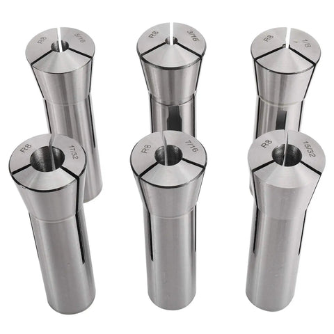 Precision R8 Collets Set Twenty Three Pieces One Sixteenth To Three Quarters Inch Lathe Mill Chuck Holder Beefy Hardened