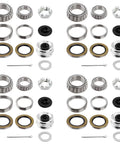 Ready To Roll Premium Trailer Hub Bearing Kit For Tandem Axles 5200 6000 Lb with 25580 25520 inner bearings and components