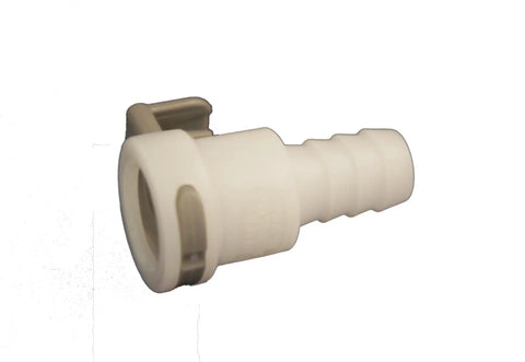 Air Hose Quick Connect Female Connector Replacement Part For Three Eighth Inch Inner Diameter Hoses, Barbed Seal For Leak-Proof Fit, Bed Repair Accessory Compatible With F-236 Style Hoses