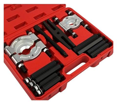 Adjustable Puller Set 14 Piece Separator And Bearing Splitter Kit for bearings and gearbox removal in durable red box