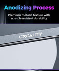 Space Saving Dual Layer 3D Printing Workstand With Pull Out Shelves, anodized bracket close-up