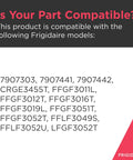 Compatibility list for Frigidaire models with Stovetop Burner Igniter For Gas Ranges And Stoves Replacement Part