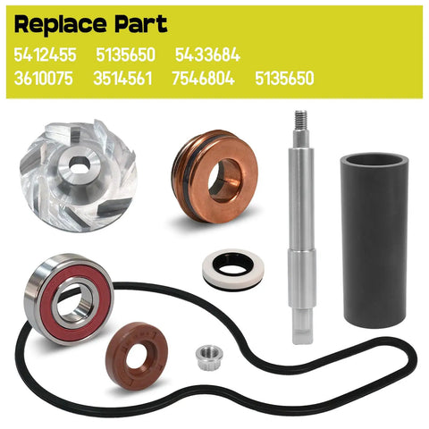 Water Pump Rebuild Kit With Impeller Seal And Driver For Sportsman 600 700 800 Ranger 700 800 Crew XP RZR 800 ATV UTV