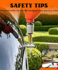 Cool Touch Damper Handle for Smokey Mountain WSM Kettle Grill, Heat Resistant Thumb Knob With M8 Threaded Stem installation