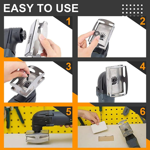 Step-by-step guide using two pack slot cutter square rectangle stainless steel milling cutter for oscillating multi tools.