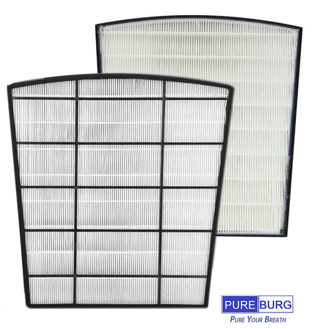 Replacement Filter Kit For Hunter HP800 Air Purifier With H13 True HEPA And Activated Carbon Pre Filters Includes One True HEPA And Four Carbon Pre Filters Easy Install Keeps Air Clean Of Fine Dust