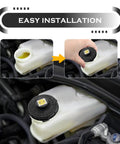 Installation of Brake Fluid Cap Replacement and Master Cylinder Cap for Honda Civic Accord Fit CRV S2000 and more OEM Style Reservoir Cap