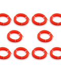 0.095 Inch Twisted Trimmer Line 16 Ft Pre Cut Pack Of 10 Durable String For Weed Wacker Trimmer Heads Compatible With Ryobi EGO Worx