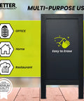Double Sided Magnetic A Frame Chalkboard Sign Extra Large 20 By 40 Inch Sandwich Board For Outdoor Sidewalk Use