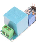 Dead Simple Precision Voltage Transformer Module Measuring Zero To Two Fifty Volt AC Single Phase Sensor with blue and green connectors.