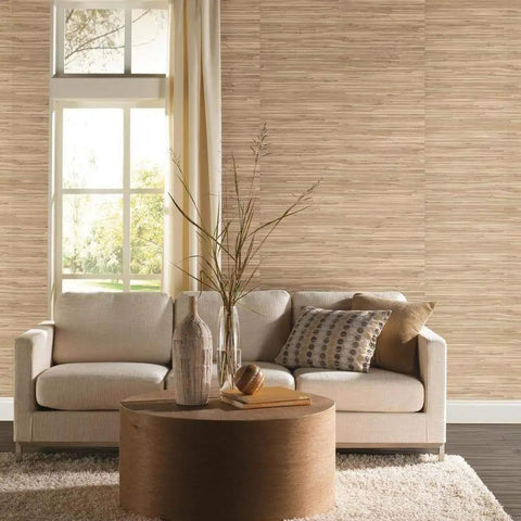 River Grasscloth Wallpaper In Cream Beige Tan Khaki, Double Roll Pack, Unpasted, Washable And Strippable, 72 Sq Ft Total, Random Match, Easy Install For A Warm Natural Look That Feels Sunlit And Luxe