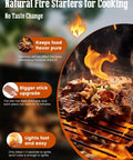 Natural Pine Fire Starter Cubes For Fireplace Campfire Chimney BBQ And Fire Pit 32 Cube Pack That Lights Fast In Seconds