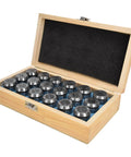 18 Piece Spring Collet Set 3 To 20 mm Carbon Steel CNC Milling Chuck in wooden box